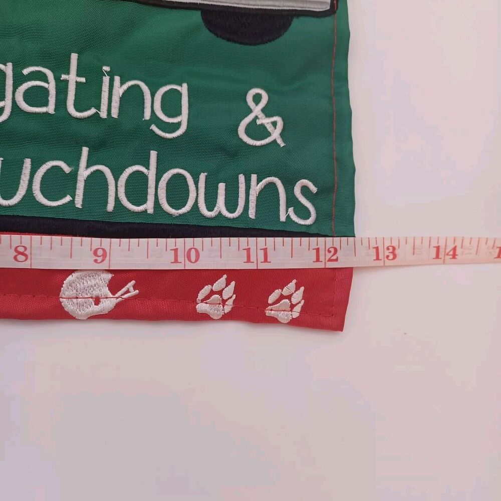 Georgia Bulldogs yard garden flag 12x18in Embroidered tailgating touchdowns - Picture 3 of 4
